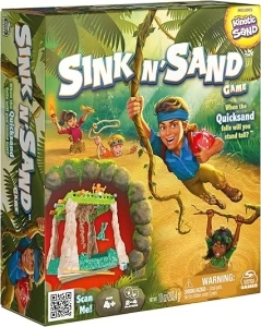 Sink N’ Sand, Quicksand Kids Board Game with Kinetic Sand for Sensory Fun and Learning – Easy Toy Gift Idea, for Preschoolers and Kids Ages 4 and up