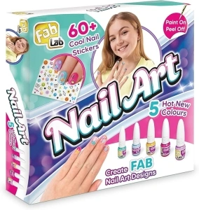 FabLab FL002 Nail Art Kit-Hot New Colours,