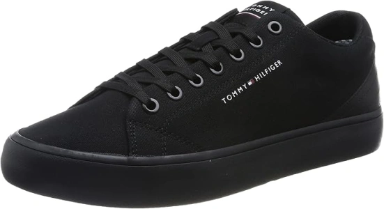 Tommy Hilfiger Men's Th Hi Vulc Core Low Canvas Fm0fm04737 Vulcanized Sneaker