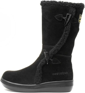 Rocket Dog Slope Womens Black Suede Calf Boot