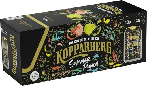 Kopparberg Fruit Cider, Summer Punch, 10 x 330ml