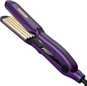 Crimping Iron Hair Crimper for Hair DSHOW Hair Waver Volumizing Crimper with Titanium Ceramic Plates Styling Tools for Women Girls (Purple)