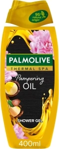 Palmolive Thermal Spa Pampering Oil Shower Gel 400ml | with macadamia oil | 95% natural origin ingredients♦ | 98% biodegradable formula | 100% natural essential oil | 30% recycled plastic bottle