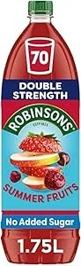 Robinsons Summer Fruits No Added Sugar Squash 1.75L