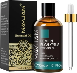 MAYJAM Lemon Eucalyptus Essential Oils 30ML, Lemon Eucalyptus Oil for Diffuser, Humidifier, DIY, Home, Wardrobes