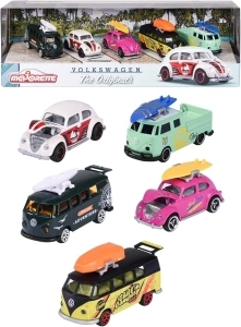 Majorette 212055008 Volkswagen VW The Originals 5 CAR Gift Box for Kids and Collectors from 3 to 103 Years, Start or add to a Collection or just Play, Multi