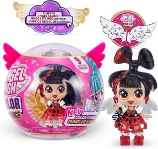 ZURU Itty Bitty Prettys Angel High Glow Goals Series 2 Capsule Doll with 10 Surprise Accessories, Trixee