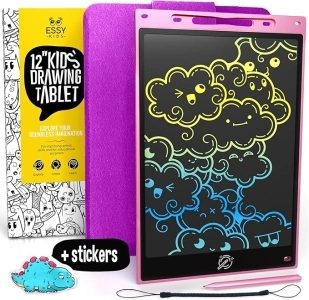 Essy Kids 12” LCD Writing Tablet for Kids Drawing Tablet Doodle Pad Kids Writing Lcd Drawing Tablet Led Drawing Pad Kids Magic Lcd Drawing Tablet Writing Board