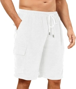 Mens Cargo Shorts Cotton Stretch Cargo Joggers Work Shorts for Men