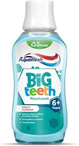 Aquafresh Mouthwash for Kids, Big Teeth Mouthwash for Children 6-8 Years, Fruity Flavour, 300 ml