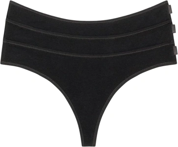 Calvin Klein Women Pack of 3 Thong Ideal Cotton Tanga