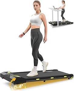 Walking Pad with Incline, 4 in 1 Under Desk Treadmill, 2.5HP Walking Treadmills for Home & Office, Walking Pad with Remote Control, LED Display