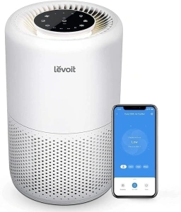 LEVOIT Smart Air Purifier for Bedroom 70m², CADR 170m³/h, Alexa & APP Control with Timer, HEPA Filter with 24dB Quiet Sleep Mode, Air Frenshener, Remove Allergens for Dust Odor Pollen Smoke, Core 200S