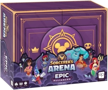 USAopoly | Disney’s Sorcerers Arena: Epic Alliances (Core Set) | Board Game | Ages 13 Plus | 2-4 Players | 35 Plus Minutes Playing Time, Multicolor