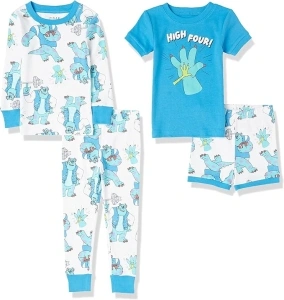 Amazon Essentials Disney | Marvel | Star Wars Babies, Toddlers, and Boys' Pyjama Set (Previously Spotted Zebra), Multipacks