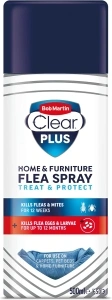 Bob Martin Clear Plus Flea Spray Treatment for the Home - Kills Fleas, Ticks and Dust Mites, Treats and Protects Against Infestation (500ml)