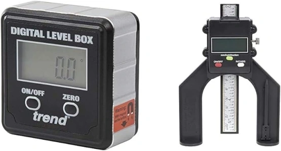 Trend DLB Digital Level Box, Black & GAUGE/D60 Digital Depth Gauge, 60mm Jaw