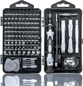 Precision Screwdriver Set 115 in 1 Small Screwdriver Set with 101 Precision Bits Micro Screwdriver Set for Computer, Laptop, PC, Phone, MacBook, iPhone, PS4, Xbox, Watch, Glasses, Ring Repair