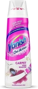 Vanish Oxi Action Upholstery & Carpet Cleaner, Stain Remover Serum for Large Area Cleaning, 195ml | Targeted Action on Tough Stains | Deep Cleans | Safe on Carpets & Upholstery