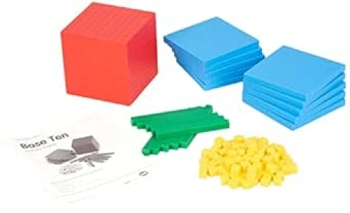 EDX Education 53833 Base Ten Set, 121 Pieces