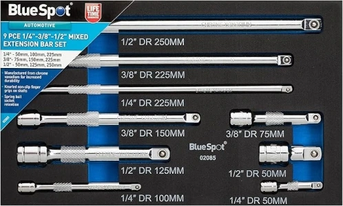 Blue Spot Tools 02085 9 Piece 1/4