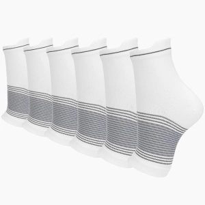 srclo 3 Pairs Neuropathy Socks, Plantar Fasciitis Socks for Womens and Mens, Ankle Compression Breathable Anti-Slip Socks（SIZE：M 3-5 L 6-8 XL 9-11）.