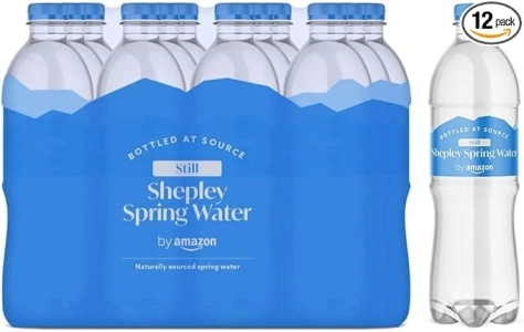 by Amazon Still Spring Water, 500 ml (Pack of 12), 6000 ml