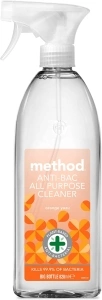 Method Antibacterial Spray, All Purpose Cleaner, Orange Yuzu, 828 ml (Pack of 1)