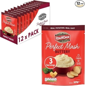 Idahoan Buttery Potato Mash, Pack of 12