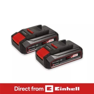 Einhell 2x 2.5Ah Battery Twinpack For All Power X-Change 18V PXC 2 Batteries