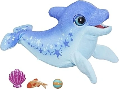 FurReal friends F24015L1 Dazzlin' Dimples My Playful Dolphin, 80+ Sounds and Reactions, Interactive Toy Electronic Pet, Ages 4 and Up