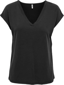 ONLY Women's Onlfree S/S Modal V-NEC Top Box JRS Noos T-Shirt