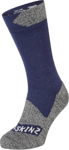 SEALSKINZ | Raynham | Unisex Waterproof All Weather Mid Length Sock | Running, Trekking, Camping & Everyday Use | Merino Wool Lining | 4-Way-Stretch