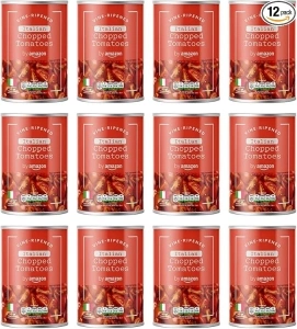 by Amazon Italian Chopped Tomatoes, 400g, Pack of 12