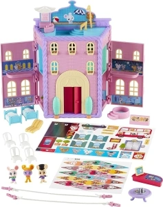 Character Options 7396 Millie & Friends Mouse in The House Stilton Hamper Hotel Playset, Collectable Toys, Imaginative Play, Gift for 3-7 Year Old