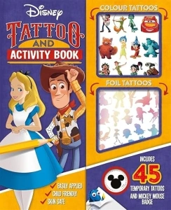 Disney: Tattoo and Activity Book (Includes 45 temporary tattoos)