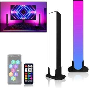 OneWatt Smart Flow Light Bar, RGB LED Lamp with Multiple Light Effects, Ambance Light bar, APP Control, Mood Light, Ambient Lighting for Gaming TV PC Room Decoration Movies