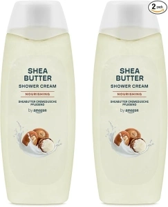 by Amazon Shea Butter Shower Gel, 2 x 500ml