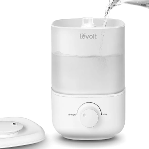 LEVOIT Top Fill Humidifier for Bedroom, 2.5L Tank for Large Room, Easy to Fill & Clean, 26dB Quiet Cool Mist Air Humidifier for Home Baby Nursery & Plants, Auto Shut-off and Up to 25H