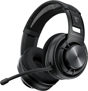 Turtle Beach Atlas Air Wireless Open Back PC Gaming Headset w/ 24-bit High-Fidelity Audio, Broadcast Grade Mic, Floating Earcup, Memory Foam Cushions & Bluetooth for PC, PS5, PS4, Switch & Mobile