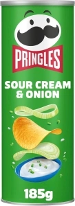 Pringles Sour Cream & Onion Sharing Crisps 185g