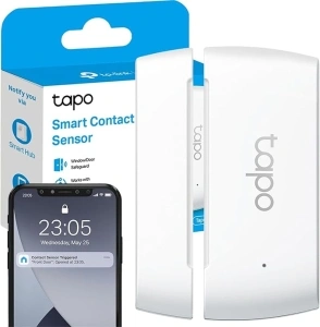 Tapo Smart Contact Sensor, Real-Time Monitoring Smart Window & Door Alarm Sensor , Instant Push Notification,Battery included,Easy Installation,Work with Alexa,Tapo Hub Required separately(TapoT110)