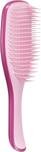 Tangle Teezer The Ultimate Detangler Hairbrush | For Wet & Dry Hair | Detangles All Hair Types | Reduces Breakage, Eliminates Knots | Two-Tiered Teeth & Comfortable Handle | Raspberry Rouge