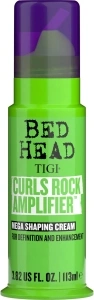 Bed Head by TIGI | Curls Rock Amplifier Curly Hair Cream | Anti Frizz Hair Products For Beautifully Defined Curls | Hair Styling Product For Curly or Wavy Hair | 113ml