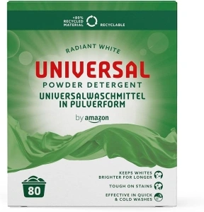 by Amazon Universal Powder Detergent, 4.8kg, 80 washes