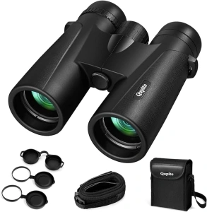 12x50 High Power Binoculars for Adults,Compact Binoculars for Bird Watching with Clear Vision,BAK4, FMC, Waterproof Small Binoculars for Travel Stargazing Hunting Concerts with Carrying Case and Strap