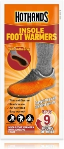 HOTHANDS Insole warmers 5P - Adhesive - Long lasting - Up to 9 hours of heat - Odourless - Air activated