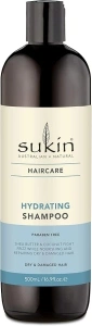 Sukin Natural Hydrating Shampoo, Coconut, 500 millilitre