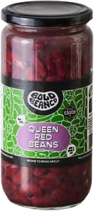 Bold Bean Co Queen Red Beans. 12 x 700g Jar, All Natural Ingredients, Suitable for Vegans