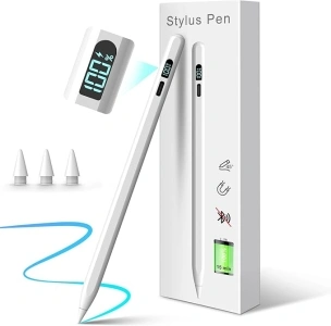 Mixoo Stylus Pen for Ipad, Ipad Pencil for 2018-2024- Ipad Pen 3X Faster Charge/Work 11H with Palm Rejection/Tilt Sensitivity for iPad Pro 11/12.9/13'', iPad 6-10,iPad Air 11/13'',3-5,iPad Mini 5/6